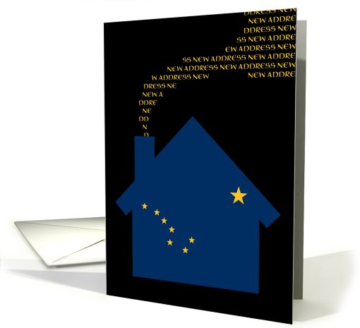 new alaska address (flag) card (719698)