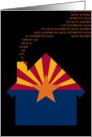 new arizona address (flag) card