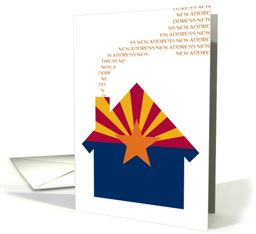 new arizona address (flag) card (719708)