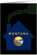 new montana address (flag) card