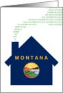 new montana address (flag) card