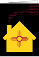 new new mexico address (flag) card