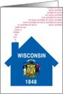 new wisconsin address (flag) card