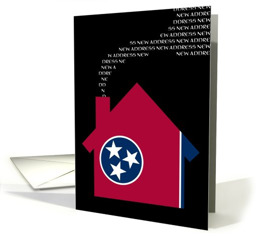 new tennessee address (flag) card (720932)