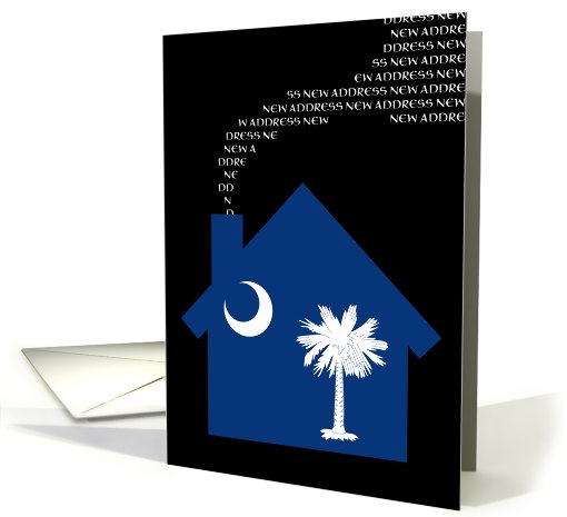 new south carolina address (flag) card (720939)