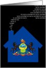 new pennsylvania address (flag) card