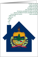 new vermont address (flag) card