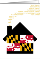 new maryland address (flag) card