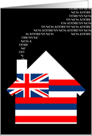 new hawaii address (flag) card