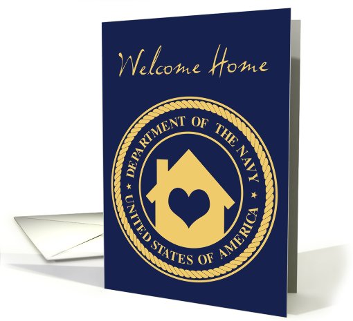 welcome home from the navy card (721873)