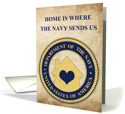 home is where the navy sends us card (721880)