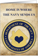 home is where the navy sends us card