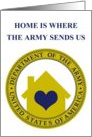 home is where the army sends us card
