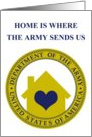 home is where the army sends us card