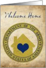 welcome home from the army card