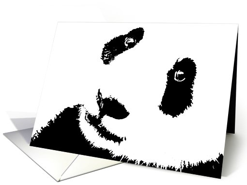 panda bear card (722082)