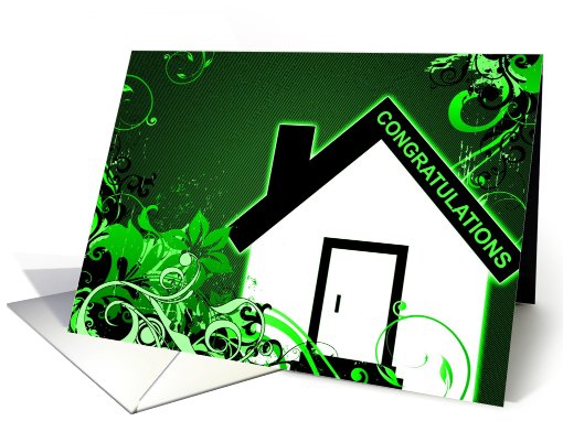 congratulations on your first home! card (722254)