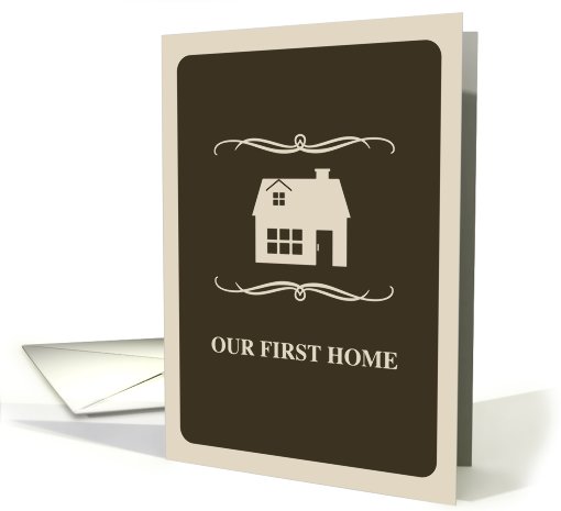 our first home : mod house card (722857)