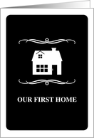 our first home : mod house card