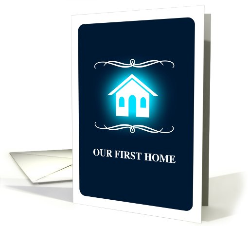our first home : mod house card (722862)