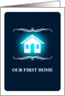 our first home : mod house card