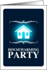 housewarming party invitation : mod house card