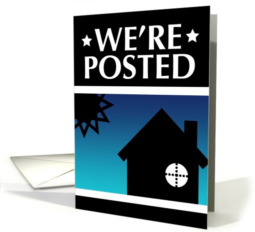 we're posted : indie home card (722930)