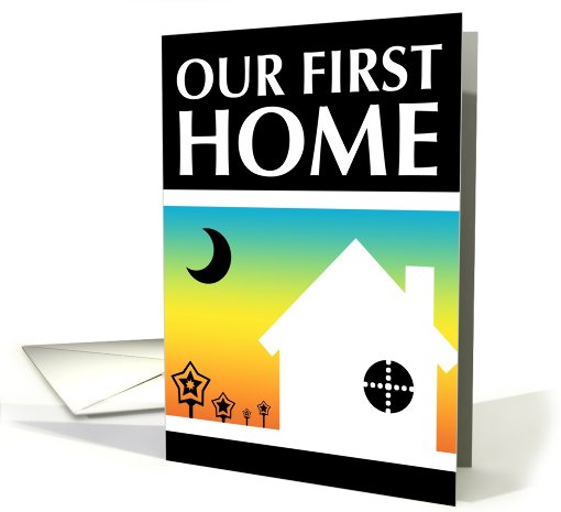 our first home : indie home card (722950)