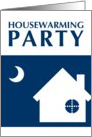 housewarming party invites : indie home card