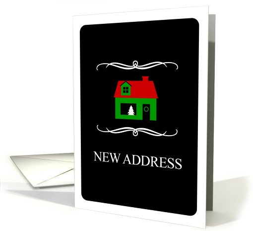 new address : mod christmas home card (726673)