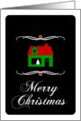 merry christmas : mod home card