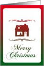 merry christmas : mod home card