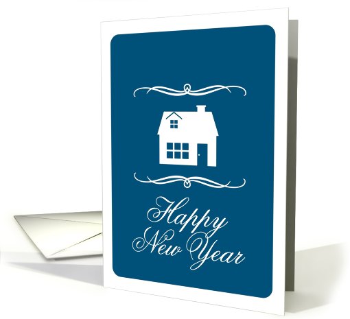 happy new year moving announcement : mod home card (727043)