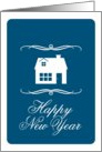 happy new year moving announcement : mod home card