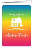 happy easter new home announcement : mod home card