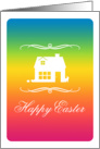 happy easter new home announcement : mod home card