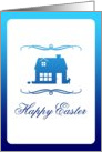 happy easter new home announcement : mod home card