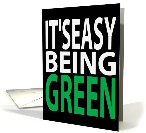 it's easy being green card (728540)