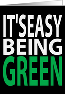 it’s easy being green card