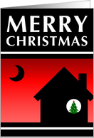 merry christmas from our new home card
