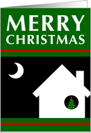 merry christmas from our new home card