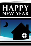 happy new year from our new home card