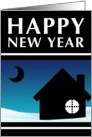 happy new year from our new home card