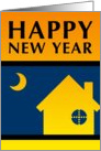 happy new year from our new home card