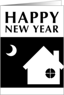 happy new year from our new home card