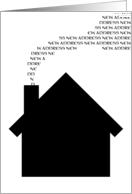 new address : modern home business card