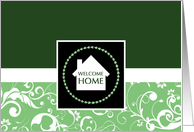 welcome home from military service : professional damask card