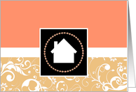 congratulations on your new home! : professional damask card