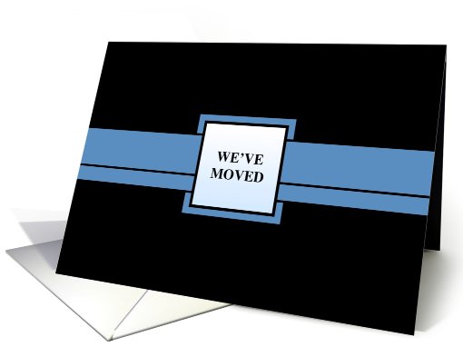 we've moved : business ribbon card (735056)