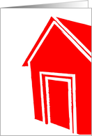 merry christmas from our new home : mod xmas home card